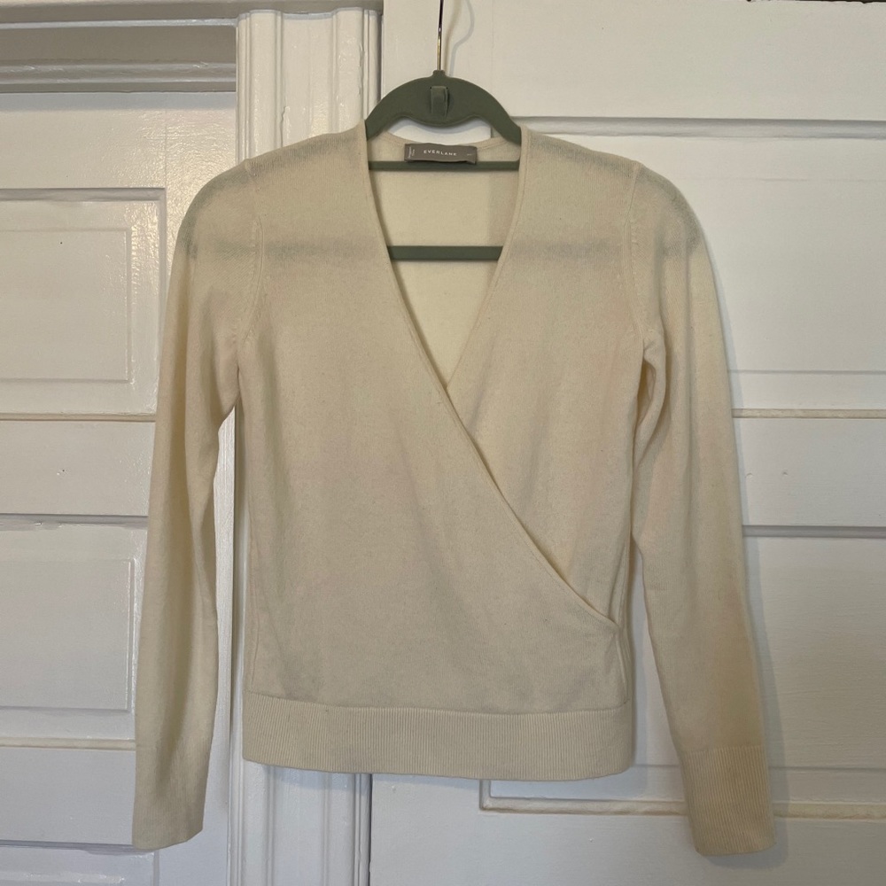 Everlane Cashmere Sweater, Size XS, Bone color